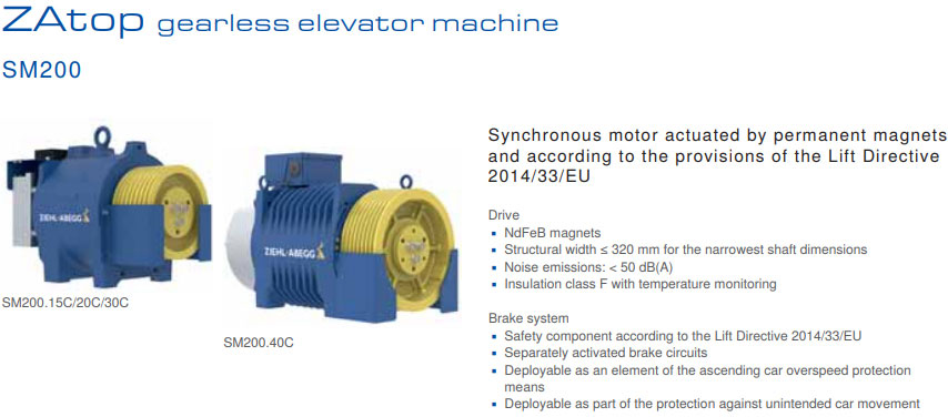 Động cơ thang máy Đức ZIEHL-ABEGG