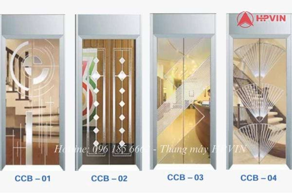 Mẫu cửa thang máy sang trọng Một số tùy chọn cửa thang máy cao cấp, hiện đại