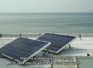 Thang máy dùng pin năng lượng mặt trời