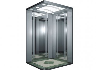 mẫu cabin thang máy inox vân tóc