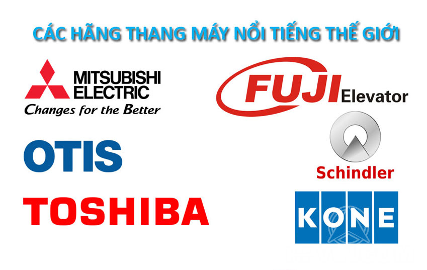 thang máy các hãng nổi tiếng
