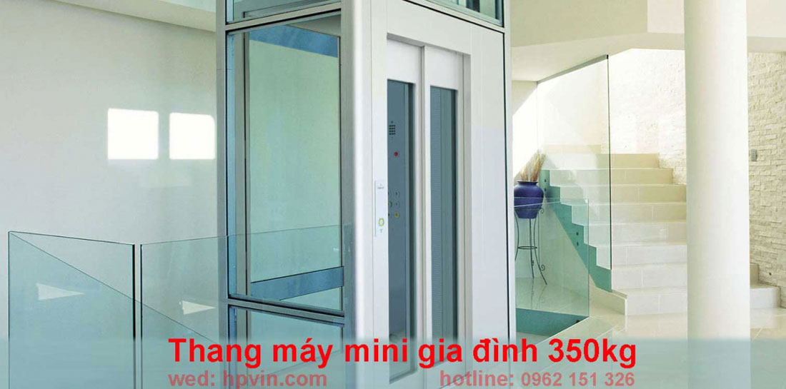 kích thước thang máy gia đình 350kg