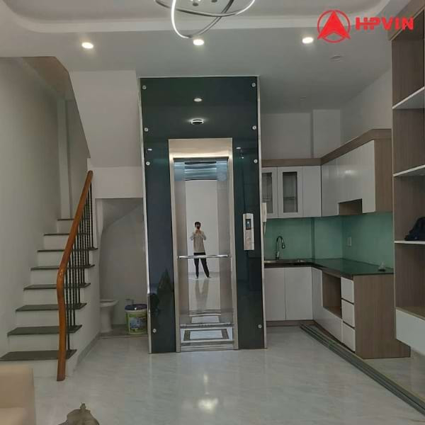 Thang máy gia đình không hố pit dành cho nhà mặt phố