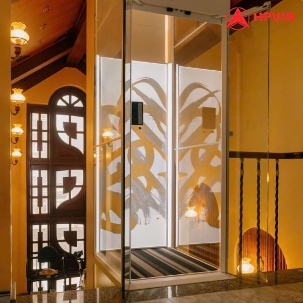 Mẫu thang máy không hố pit mini