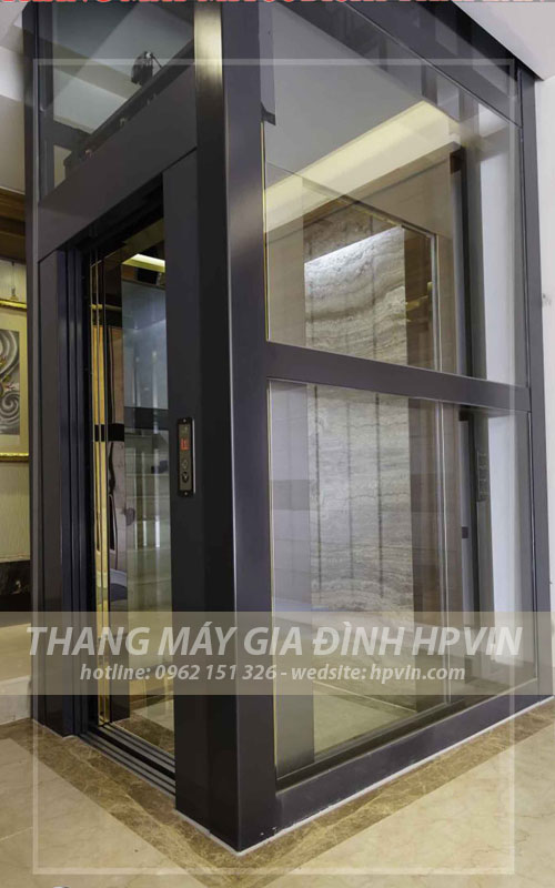 thang máy lồng kính gia đình