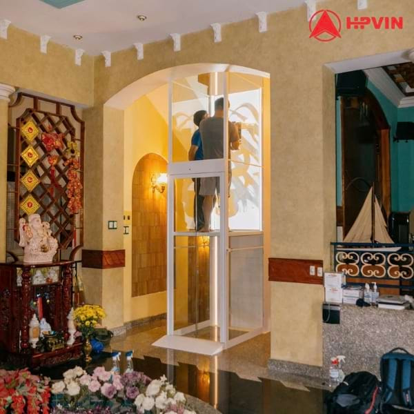 Thang máy trục vít không hố pit