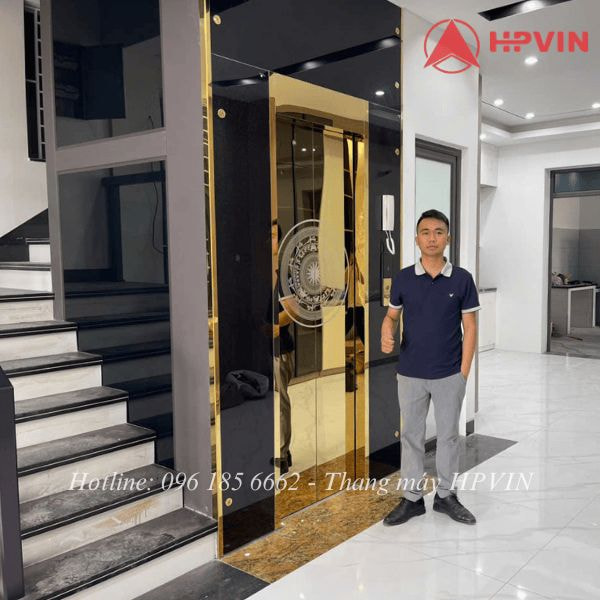 Thang máy kính khung thép đẹp Thang máy HPVIN cung cấp giải pháp thang máy cao cấp